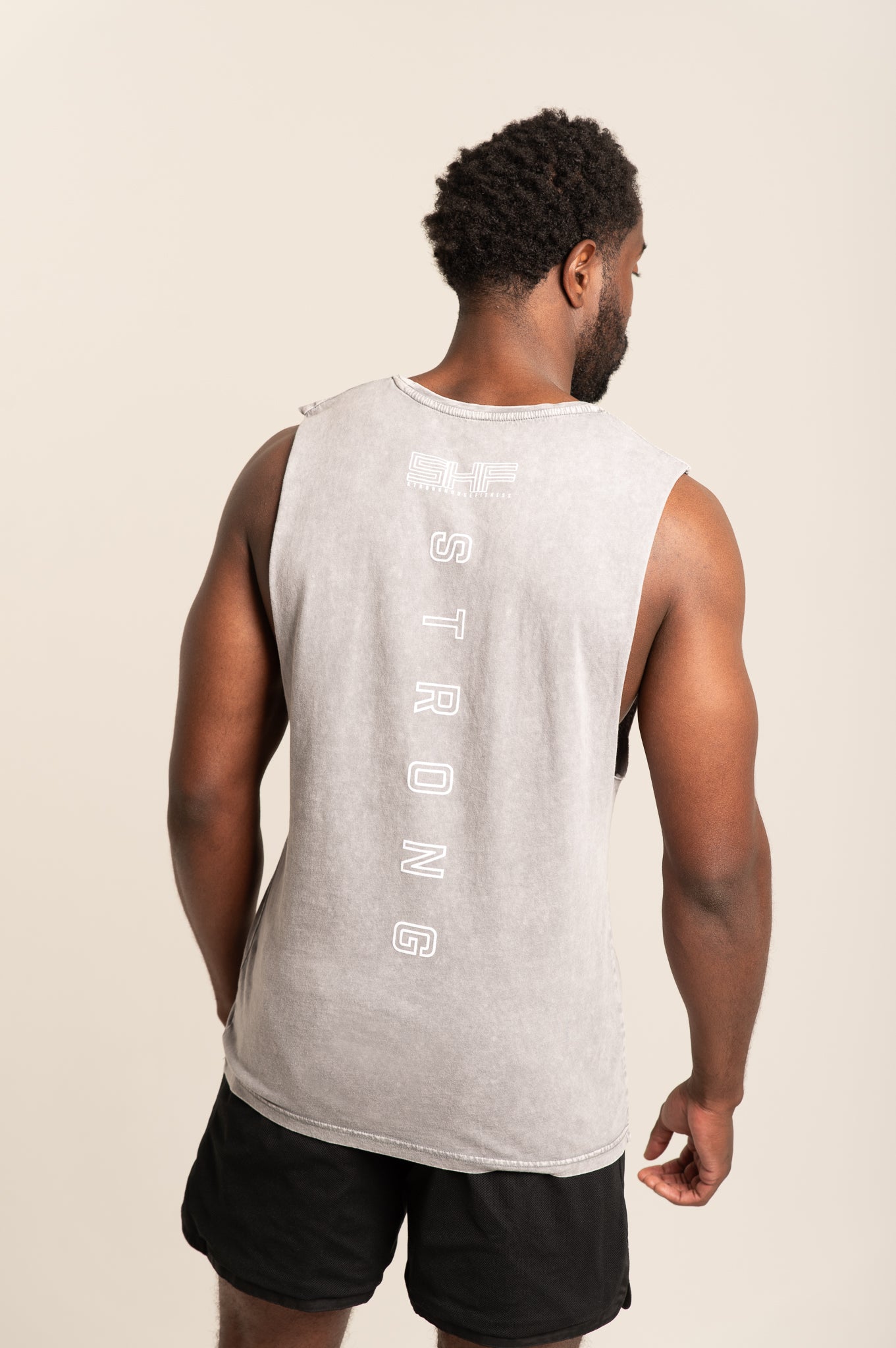 "I'm Built Different" Men's Muscle Tank Ash Stone
