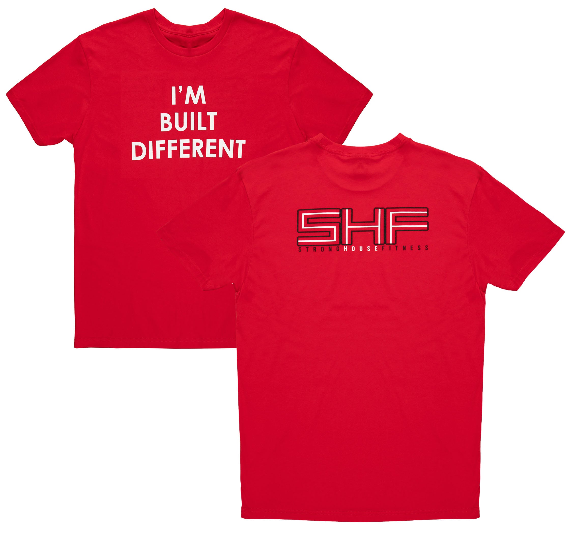 "I'm Built Different" T-Shirt (Red)