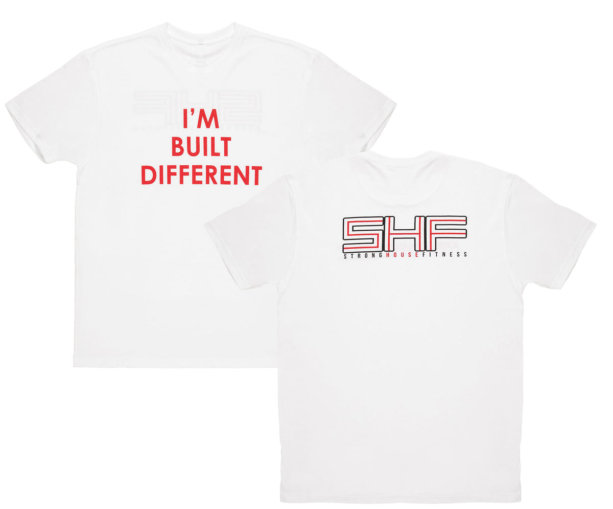 &quot;I&#39;m Built Different&quot; T-Shirt (White)