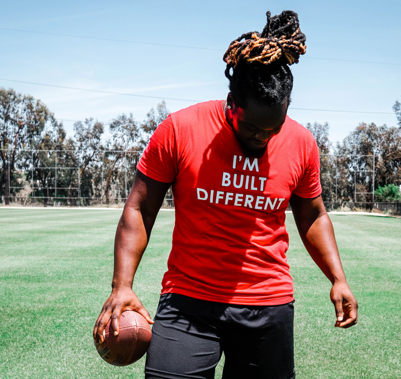 "I'm Built Different" T-Shirt (Red)